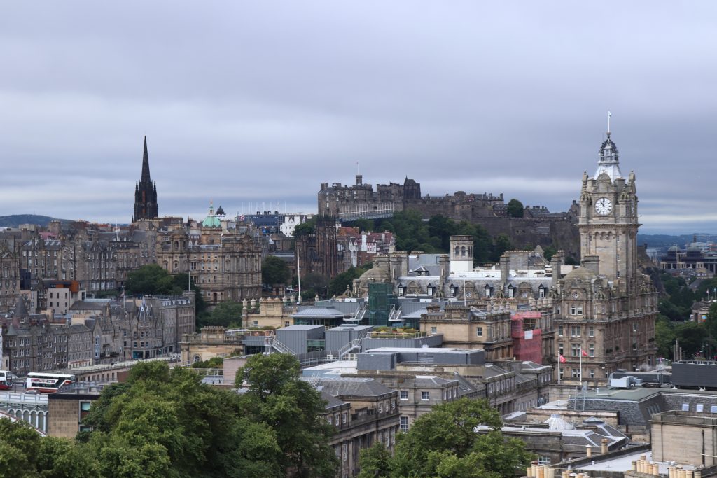 Edinburgh vom Calton Hill aus gesehen